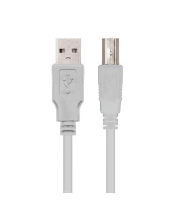 Nanocable CABLE USB 2.0 IMPRESORA, TIPO A M-B M, BEIGE, 3.0 M