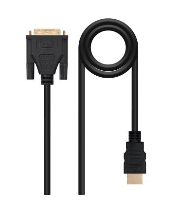 Nanocable HDMI - DVI, 3m HDMI tipo A (Estándar) Negro