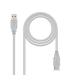 Nanocable CABLE USB 2.0, TIPO A M-A H, BEIGE, 3.0 M