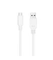 Nanocable Cable USB 3.1, Gen2 10 Gbps 3A, tipo USB-C/M-A/M, Blanco, 1.5 m