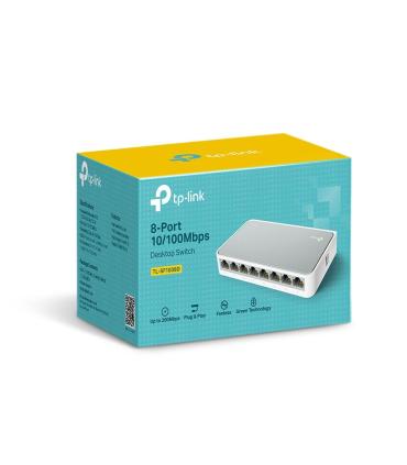 TP-Link TL-SF1008D No administrado Fast Ethernet (10 100) Blanco