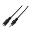 AISENS A128-0145 cable de audio 1,5 m 3,5mm Negro