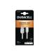 Duracell USB5022W cable de conector Lightning 2 m Blanco