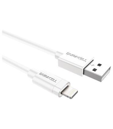 Duracell USB5022W cable de conector Lightning 2 m Blanco