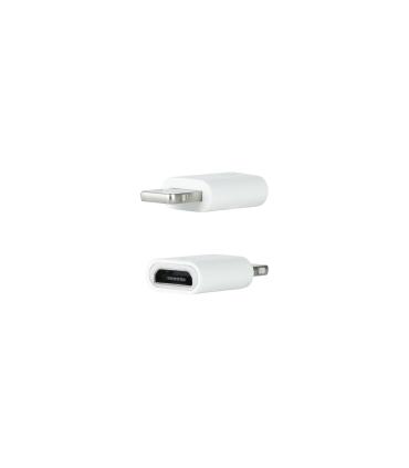 Nanocable Adaptador Lightning a Micro USB, Lightning M-Micro B H Blanco