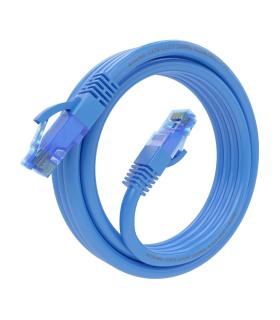 AISENS Cable De Red Latiguillo RJ45 Cat.6 UTP AWG26 CCA, Azul, 3.0 m