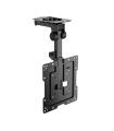 AISENS Soporte de Techo Giratorio, Plegable para Monitor/TV 20Kg de 19-43, Negro