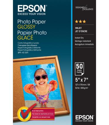 Epson Photo Paper Glossy - 13x18cm - 50 Hojas