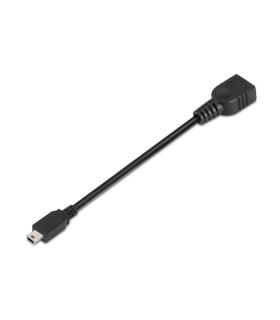 AISENS A101-0033 cable USB USB 2.0 0,15 m Mini-USB B USB A Negro