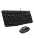 Logitech Desktop MK120 teclado Ratón incluido USB QWERTY Español Negro