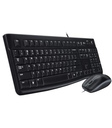 Logitech Desktop MK120 teclado Ratón incluido USB QWERTY Español Negro