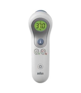 Braun BNT300WE termómetro digital Termómetro con sensor remoto Blanco Frente Botones