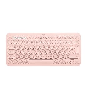 Logitech K380 for Mac Multi-Device Bluetooth Keyboard teclado Universal QWERTY Español Rosa