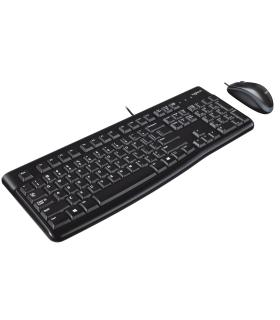 Logitech Desktop MK120 teclado Ratón incluido Oficina USB QWERTY Internacional de EE.UU. Negro