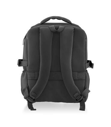 AISENS Mochila Deportiva Repelente Al Agua Para Portatil 15.6, Negro