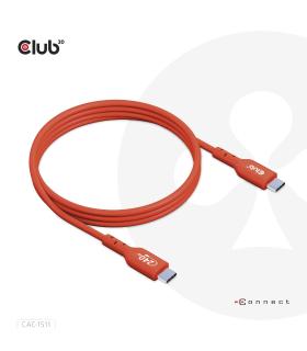 CLUB3D Cable certificado USB2 tipo C bidireccional USB-IF Datos 480 Mb, PD 240 W (48 V 5 A) EPR M M 1 m 3,23 pies