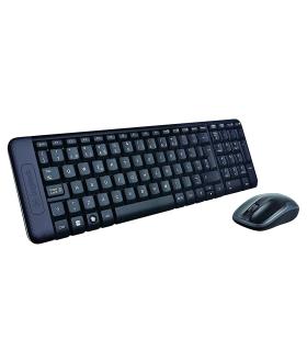 Logitech Wireless Combo MK220 teclado Ratón incluido Oficina USB Español Negro