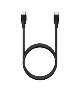 AISENS Cable USB 3.2 Gen2x2 20Gbps 8k@30Hz 5A 100W E-Marker, Tipo USB-C M-USB-C M, Negro, 1.0m