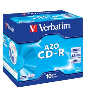 Verbatim CD-R AZO Crystal 700 MB 52x 10 pieza(s)