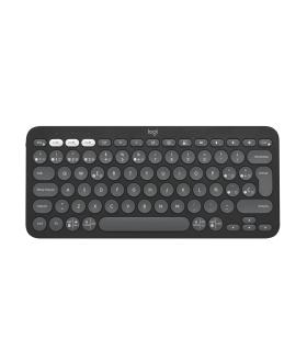 Logitech Pebble Keys 2 K380s teclado Universal RF Wireless + Bluetooth QWERTY Español Grafito