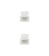 Nanocable Cable de red latiguillo RJ45 LSZH Cat.6A UTP AWG24, Blanco, 2.0m