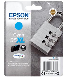 Epson Padlock Singlepack Cyan 35XL DURABrite Ultra Ink