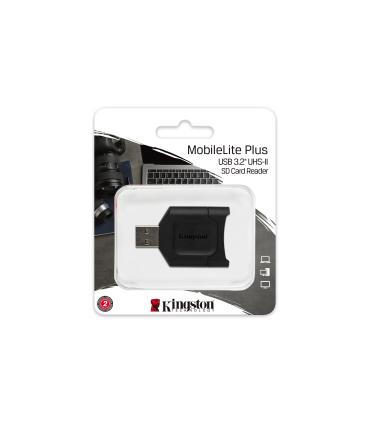 Kingston Technology MobileLite Plus Lector De Tarjeta Negro USB 3.2 Gen 1 (3.1 Gen 1) Type-A