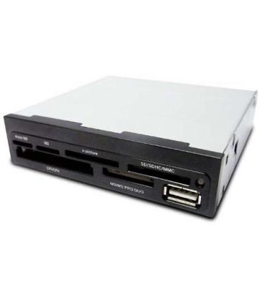 LECTOR TARJETA MEMORIA INTERNO COOLBOX CF SD MMC SM CR-400 NEGROCRCOOCR4002L