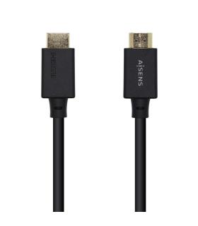 Cable HDMI 2.1 8K Aisens A150-0421  HDMI Macho - HDMI Macho  1m  Certificado  Negro