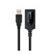 Cable Alargador USB 2.0 Nanocable 10.01.0211  USB Macho - USB Hembra  5m  Negro