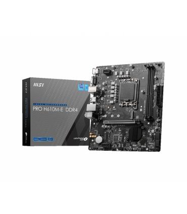 MSI PRO H610M-E DDR4 Placa Base Intel H610 LGA 1700 Micro ATX