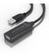 Cable Alargador USB 2.0 Aisens A101-0915  USB Macho - USB Hembra  10m  Negro