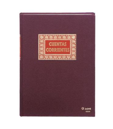 LIBRO DE CONTABILIDAD CUENTAS CORRIENTES FOLIO NATURAL 100 HOJAS NUMERADAS DOHE 09908