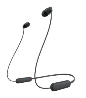 Auriculares Inalmbrico Intrauditivos Sony WI-C100/ con Micrfono/ Bluetooth/ Negros