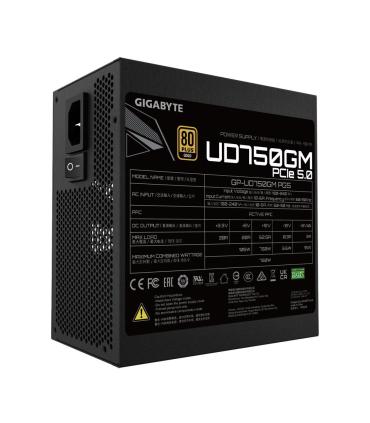 FUENTE ALIMENTACION ATX 750W GIGABYTE 80+ GOLD MODULAR ATX 3.0 GP-UD750GM PG5