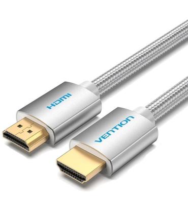 Cable HDMI 2.0 4K Vention AABIH/ HDMI Macho - HDMI Macho/ 2m/ Plata