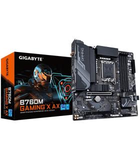 PLACA BASE GIGABYTE B760M GAMING X AX 1.2 1700 MATX 4XDDR5