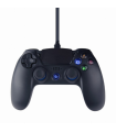 MANDO DE JUEGO GEMBIRD CON VIBRACION CON CABLE PARA PLAYSTATION 4 O PC, NEGRO