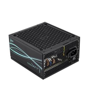 Fuente De Alimentacion Aerocool Lux Pro 550w Certificado 80 Plus Bronze Pfc Activo Vent. 14x14mm