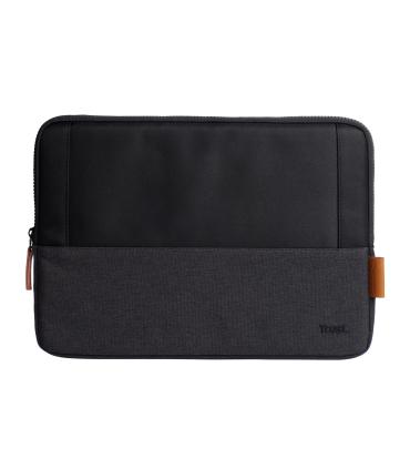 Funda Universal Trust Lisboa 25350 Soft Sleeve Color Negro - Para Tablets portatiles Hasta 13.3