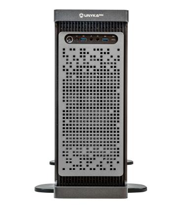 Caja Rack 19 Unykach Uk80.40.630 4u Admite 4 Gpus 8 Bahias 3.5 Y 2 De 2.5 2xusb 3.0 1x Usb-c 3.1 F.a Atx