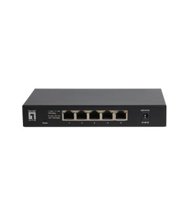 Switch No Gestionable Level One Geu-0525 5p  2.5gbe Carcasa Metal No Rack