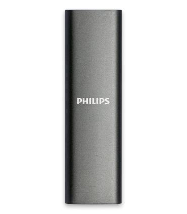 Disco M.2 Externo Philips 2tb Usb-c usb3.0 540mb Ultra Slim Gris