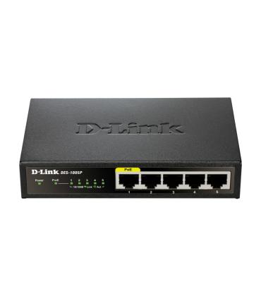 Switch No Gestionable D-link Des-1005p 5p Ethernet Con 1poe Sobremesa No Rack