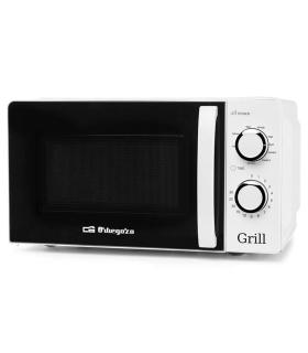 Microondas Orbegozo MIG 2130/ 700W/ Capacidad 20L/ Funcin Grill/ Blanco