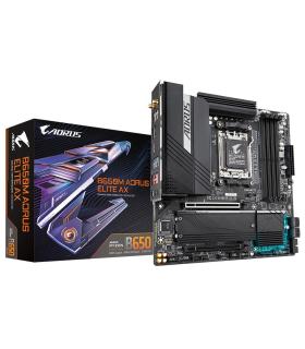 PLACA BASE GIGABYTE B650M AORUS ELITE AX AM5 ATX 4XDDR5