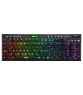 Redragon - HORUS Teclado Mecnico Gaming Inalmbrico RGB - Switch Rojo - Espaol - Negro