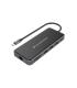 Docking Usb-c Conceptronic Donn15g 2xhdmi 1xvga 1xusb-c 2xusb-a 3.0 1xusb-a 2.0 1xjack 1x1gb Rj45 1xlector De Tarjetas