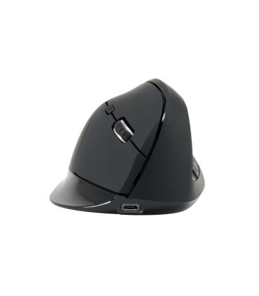 Mouse Conceptronic Bluetooh Lorcan03 5.2 Ergonomico 6 Botones 1600dpi Bateria Recargable Color Negro