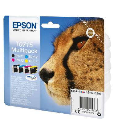 Ink T0715 Cheetah 5.5ml CMYK SEC - Ink T0715 Cheetah 5.5ml CMYK SEC